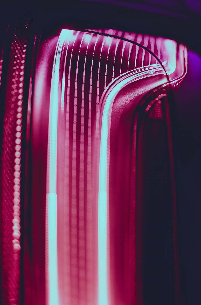 neon Close-up of glowing lines in a pink neon iphone wallpapers